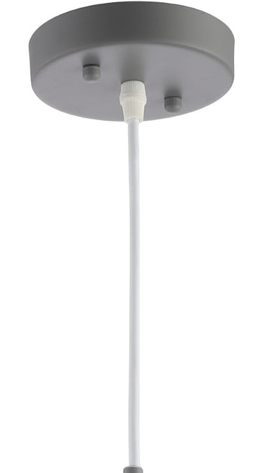 Simon 12" Adjustable Metal/Glass LED Pendant - JONATHAN Y